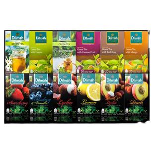 Dilmah迪尔玛斯里兰卡进口水果风味锡兰红茶20袋 袋泡茶茶包裸包