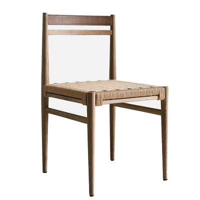 hitchcock原木真皮侘寂风椅子