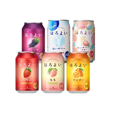 三得利和乐怡微醺气泡酒350mL*6罐低度甜酒