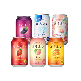 下拉详情领优惠|三得利和乐怡气泡预调鸡尾酒低度果酒6罐聚会3°