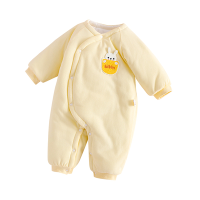 【女宝冬装】夹棉连体衣服一岁