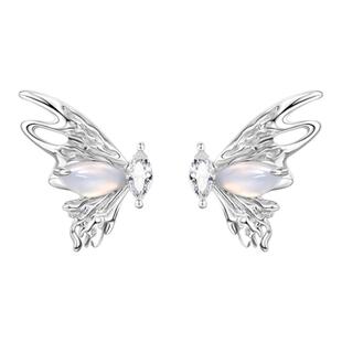 Fanci范琦 宫主×王者荣耀合作款月光蝴蝶耳钉耳环女原创设计