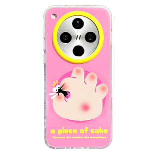 GGSHARE寄居蟹趣味拿捏原创设计适用oppofindx8ultra手机壳超好看带手绳手腕带手机套高级感小众支架防摔挂绳