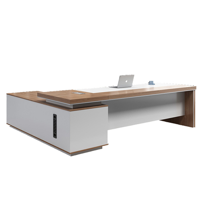 香尔特办公桌老板桌办公家具总裁大班台简约现代经理主管桌椅组合