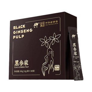 【玫瑰小姐达人专属】吉林敖东红参饮黑参浓缩口服液人参礼盒