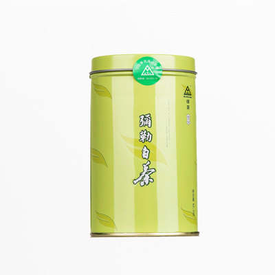 弥勒白茶黄金500等级单罐印雪