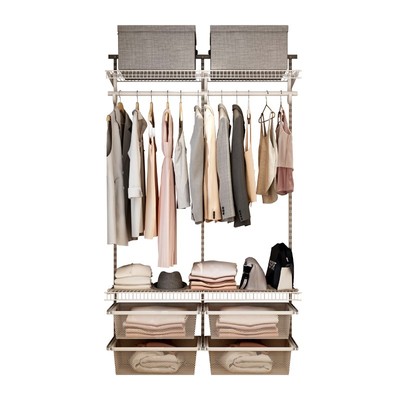 1.3米衣帽间铂耐卧室家用2025新款轻奢高级感金属碳钢衣橱简约