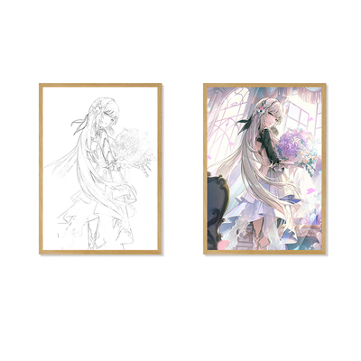 比安卡深痕镜子灯光画战双帕尼什游戏周边摆件卧室蓝牙音响小夜灯