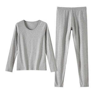 俞兆林纯棉秋衣秋裤女士套装发热打底全棉毛衫保暖内衣女线衣线裤