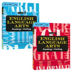 Kumon English Language Arts Reading & Writing 公文式教育 6-7年级 英语阅读写作专项练习册 英语语言应用 英文原版进口教辅