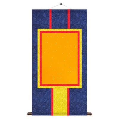 唐卡卷轴藏文式空白熟宣竖挂卷轴