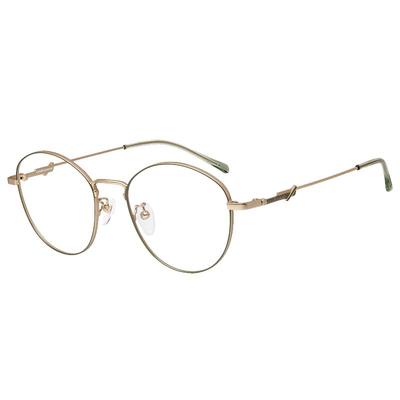 JillStuart梨形钛金属眼镜框