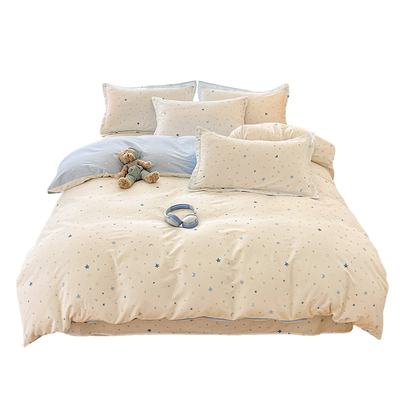 100%全棉被套单件纯棉被罩四件套