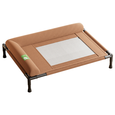 狗狗行军床四季通用中大型犬新式狗窝奢华皮质可拆洗离地防潮狗床