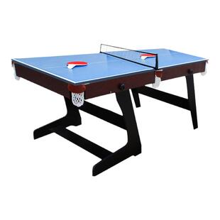 哈野台球桌家用折叠儿童成人英式斯诺克桌球台乒乓球多功能二合一