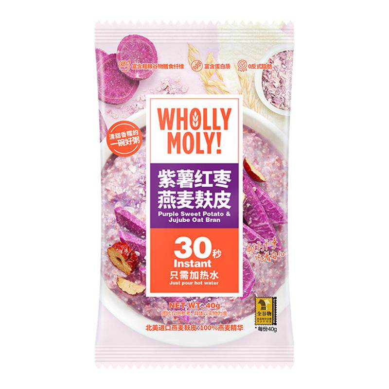 好哩紫薯红枣燕麦麸皮粥