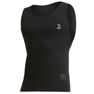 德磨绒发热男士保暖背心紧身无痕加绒内衣抗静电打底衫秋冬νckν