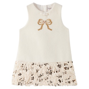 PawinPaw卡通小熊童装25年冬季新款女童连衣裙甜美可爱百搭时尚