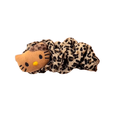 豹纹Kitty猫香蕉扭扭夹女高级感