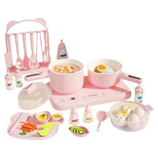 儿童迷你小厨房真煮套装真实版6-12岁可做饭网红厨具女孩礼物大号