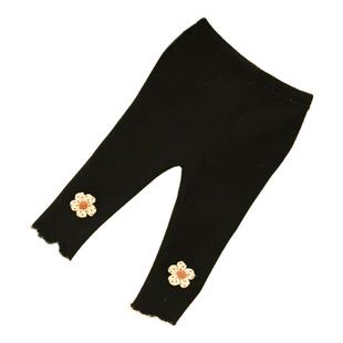 女童加绒打底裤秋冬2024新款洋气婴幼儿宝宝保暖裤子冬季外穿长裤