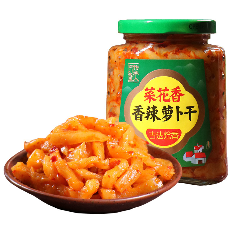 菜花香川味香辣萝卜干