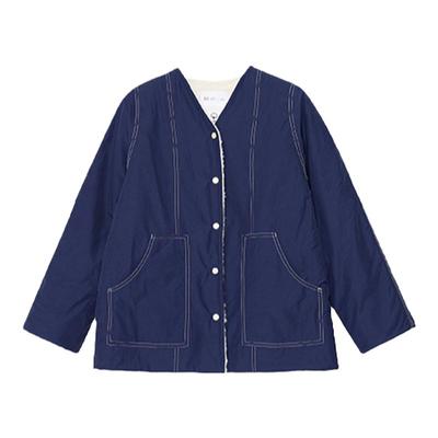 kleeklee原色羊羔毛两面穿外套