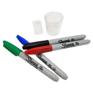 三福sharpie马克笔30001无尘笔耐低温防冻油性笔大学实验室记号笔