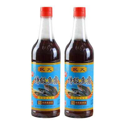 福建特产福州民天鱼露鱼汁500ml