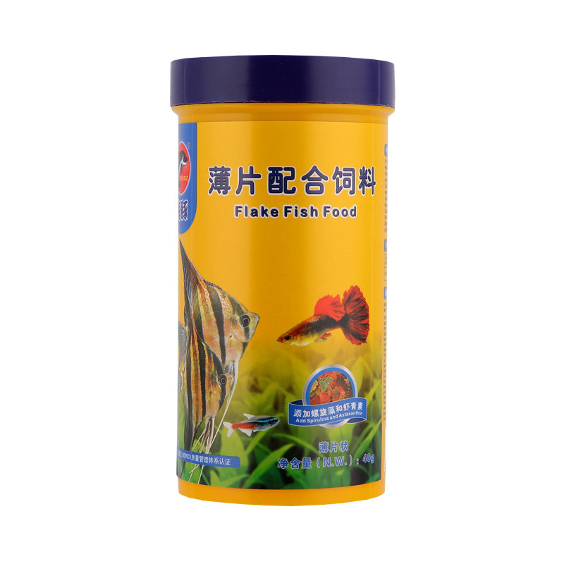 增艳饲料小型七彩孔雀鱼薄片
