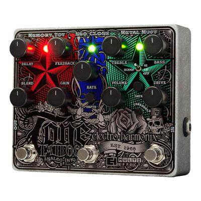 单块专业效果器EHX失真合唱延时