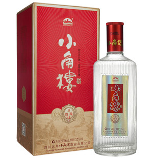 小角楼银绵柔12浓香型白酒52度500ml纯粮食酿造盒装整箱酒业酿酒
