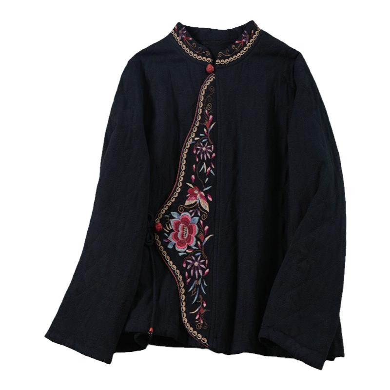 冬季新款中国风复古加厚棉服外套