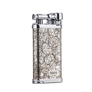 新款进口日本im corona皇冠烟斗打火机充气火石斜火复古男士个性