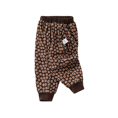 女童加绒裤子灯芯绒休闲裤长裤