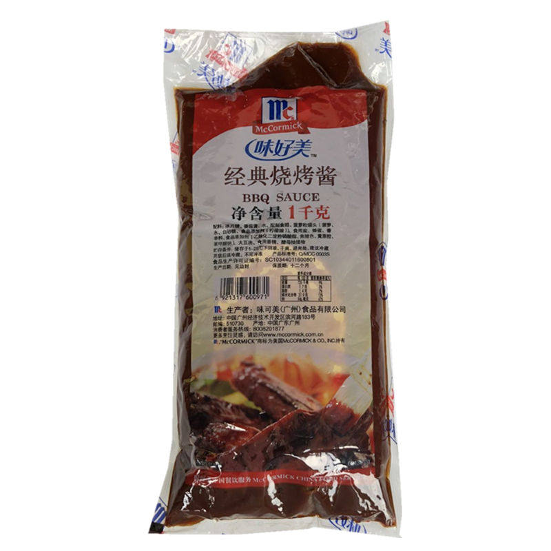 味好美经典bbq铁板烧微辣烤肉酱