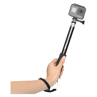 GoPro12/11/10运动相机自拍杆大疆osmo action4/3延长杆手机单反Vlog摄影拍摄直播三脚架手机夹支架配件套装