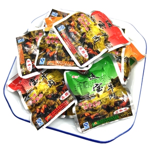 营山特产四川通宝牛肉粒500g四味五香麻辣原味泡椒牛肉休闲零食