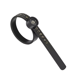 测量环戒指带带放大镜软尺手寸测量圈环手指指围大小测量尺神器