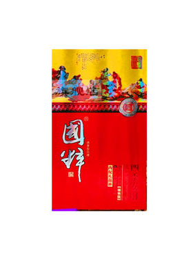 泸州国粹酒52度2017年产 陶瓷脸谱小壶125mlX4壶送4酒盅 浓香白酒