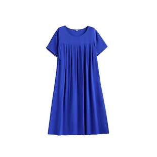 2026新款高档棉绸睡裙夏季人造棉连衣裙家居大码裙子外穿宽松显瘦