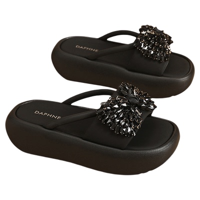 达芙妮2026新款时尚百搭厚底拖鞋