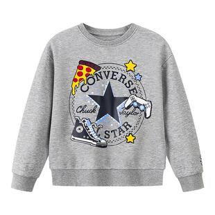 【加绒】匡威童装男女童卫衣2025冬季新款儿童长袖男孩上衣经典款