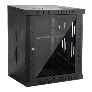 立式网络机柜12u壁挂机柜小机柜弱电柜静音设备柜19英寸标准机柜机房