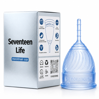seventeenlife赛文汀月亮月经杯大容量姨妈神器卫生巾棉条月事杯