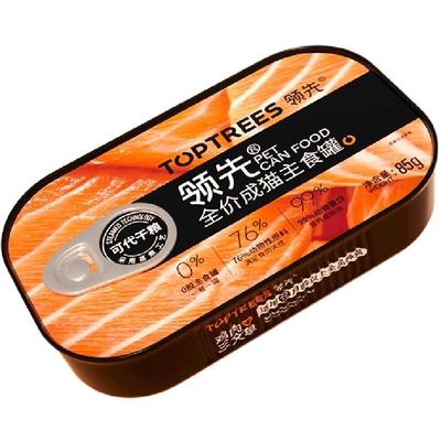 领先猫三文鱼鸡肉主食罐85g*6罐