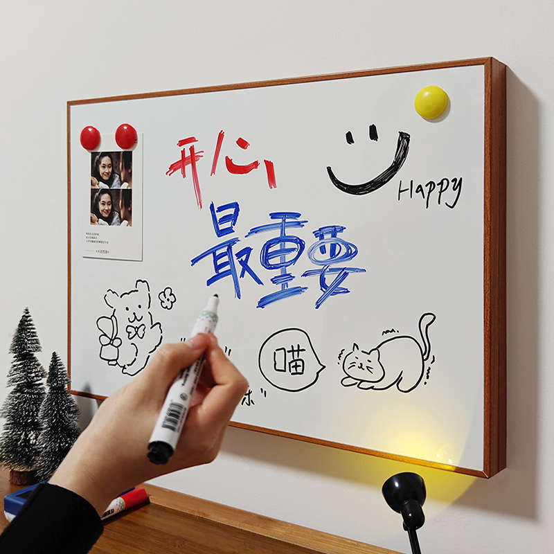 磁吸画面电表箱装饰画遮挡写字版黑板白板墙面手写留言板挂墙创意