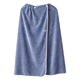 美容院浴裙女抹胸可穿裹胸睡裙汗蒸服桑拿大浴衣女款浴袍定制logo