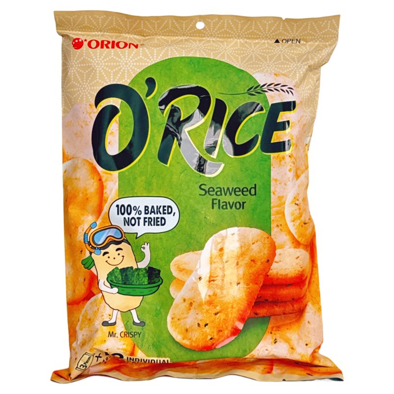 好丽友紫菜味磨牙米饼进口零食