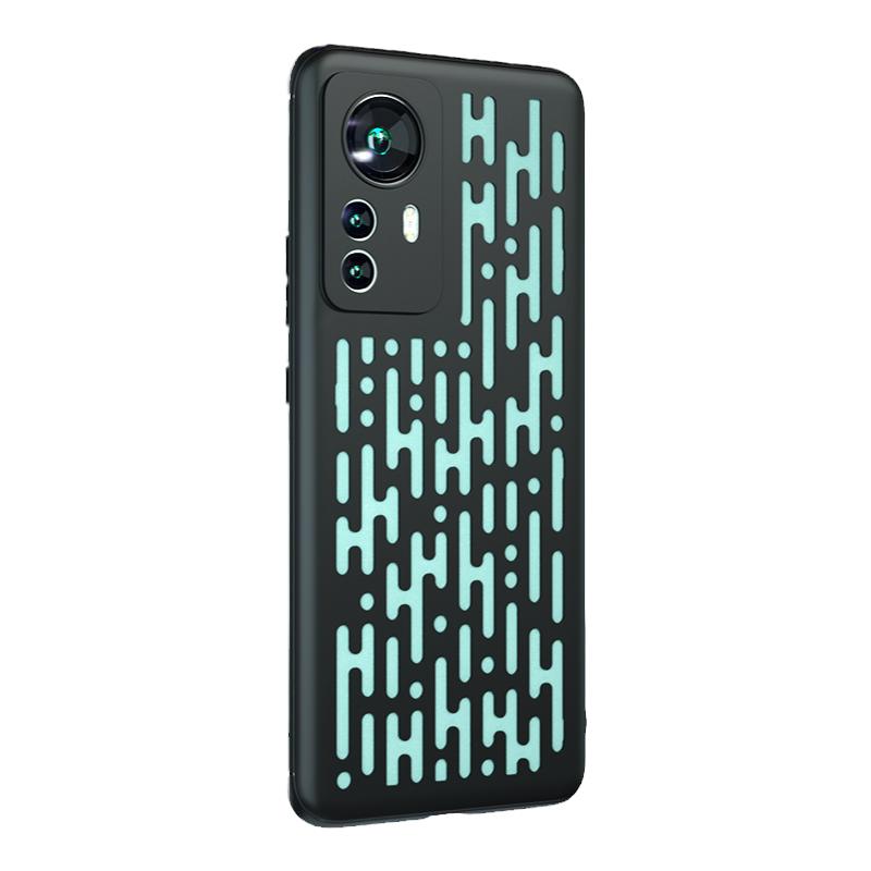 适用oppo findx7/x7pro散热手机壳x5/x5pro创意迷宫x6/x6pro镂空孔洞reno9/9por超薄软壳reno8游戏透气10潮款